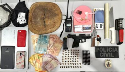 Operação da Polícia Civil prende três faccionados em Caxias, incluindo líder regional