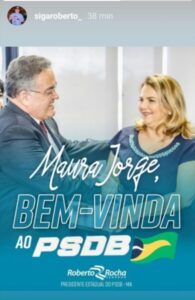 Roberto Rocha anuncia filiação de Maura Jorge ao PSDB…