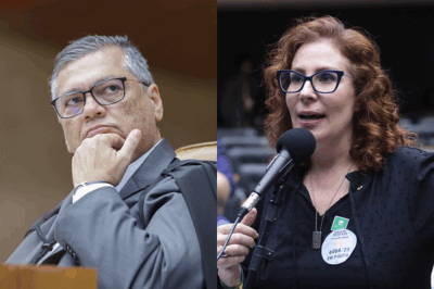 Ministro Flávio Dino vota pela cassação e prisão de Carla Zambelli