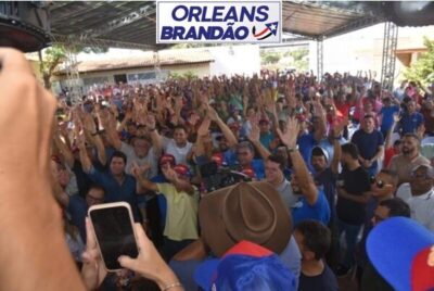 Orleans Brandão, é recebido com grande festa por Kleber Tratorzão e Nubia Patrol para oficializar apoio