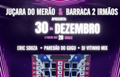 ATENÇÃO: Todos convidados para o melhor evento de final de ano em Cachoeira Grande, dia 30 de dezembro