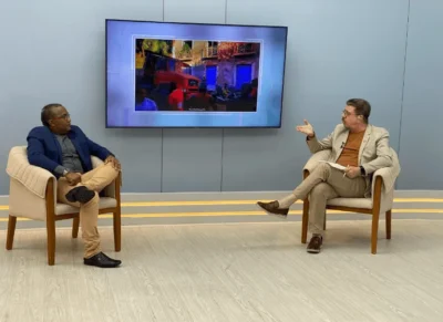 Prefeito Nivaldo Araújo destaca apoio ao Festejo do Divino e ações da Prefeitura em entrevista à TV Difusora