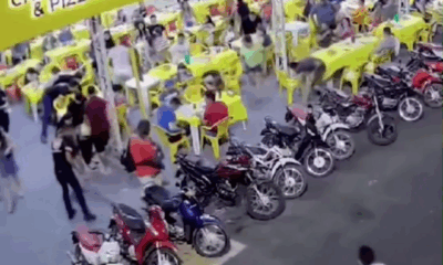 Homem em surto psicótico joga dinheiro para o alto e causa tumulto em Caxias