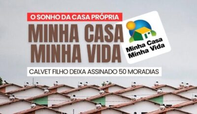 Prefeito Calvet Filho, deixa assinado 50 moradias do programa Minha Casa Minha Vida