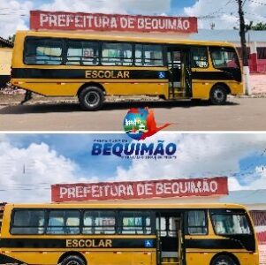 Prefeitura de Bequimão inicia recuperação da frota de ônibus escolares
