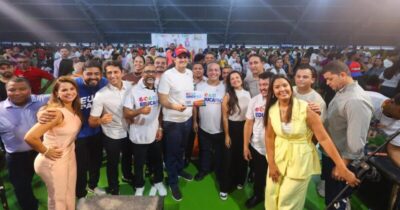 SECRETÁRIO ORLEANS BRANDÃO PARTICIPA DE ENTREGA DE OBRAS EM PAÇO DO LUMIAR