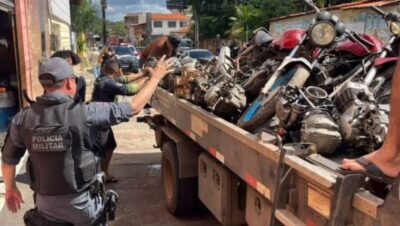 Operação conjunta desmonta desmanche de motos em São Luís
