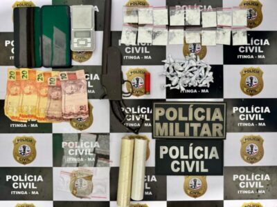 Polícia prende homem por tráfico de drogas em Itinga do Maranhão