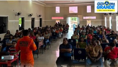Prefeitura de Cachoeira Grande, recebe a equipe do corpo de Bombeiro Militar