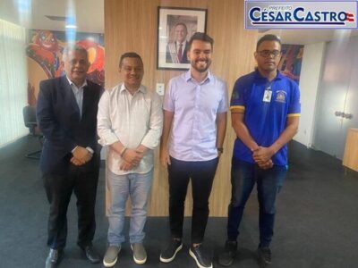 Prefeito Cesar Castro cumpre agenda em São Luís, em busca de recursos para Cachoeira Grande