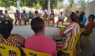 Membros da Associação dos Moradores do Quilombo Pericumã reúnem visando programação para o Dia da Consciência Negra
