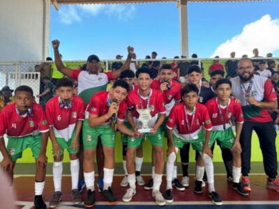 Pinheiro conquista título de campeão no futsal infantil na etapa regional do JEM’s em Guimarães