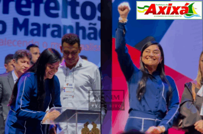 Prefeita Roberta Barreto, conquista ambulância, viatura da polícia e portal para cidade de Axixá