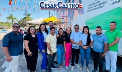 Prefeitura de Cachoeira Grande, em parceria com o estado, recebe a Carreta da Mulher Maranhense