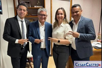 Prefeito de Cachoeira Grande, Cesar Castro, participa da XXVI Marcha a Brasília em Defesa dos Municípios