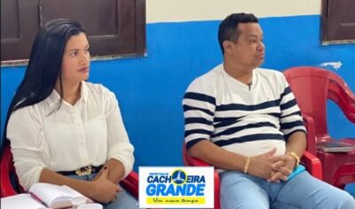 Prefeito Cesar Castro, realiza reunião de alinhamento com equipe administrativa de Cachoeira Grande!