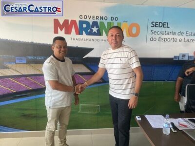 Prefeito Cesar Castro cumpre agenda em São Luís com o secretário de esporte do estado do Maranhão, Naldir Lopes