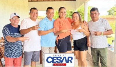 Virada da Oposição: Ex vice opositor, Raimundinho adere ao grupo do prefeito Cesar Castro e fortalece seu projeto politico