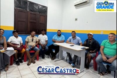 Prefeito Cesar Castro se reúne com presidentes de Associações de povoados Estiva dos Cotós e Buiuna