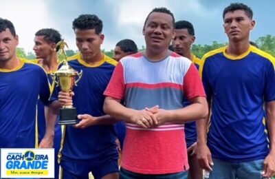 Prefeito Cesar Castro, prestigia e participa de torneio beneficente em povoado de Cachoeira Grande