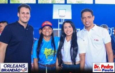 Prefeito de Presidente Juscelino, Dr. Pedro Paulo, participa da abertura oficial da temporada do JEM’s e PARAJEM’s 2025 em Axixá!