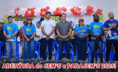 Prefeito de Presidente Juscelino, Dr. Pedro Paulo, participa da abertura oficial da temporada do JEM’s e PARAJEM’s 2025 em Axixá!