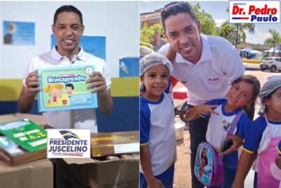 Prefeitura de Presidente Juscelino, recebe mais de 500 kits escolares para os estudantes da rede municipal