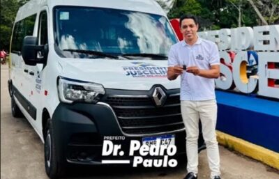 Prefeitura de Presidente Juscelino, recebe nova van para ampliar o atendimento do Tratamento Fora de Domicílio