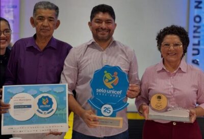 Prefeitura de Paulino Neves homenageou todos os envolvidos na conquista do selo UNICEF