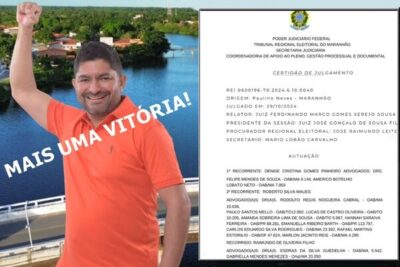 Raimundo Lídio derrota o ex-prefeito Roberto Maués também no TRE/MA