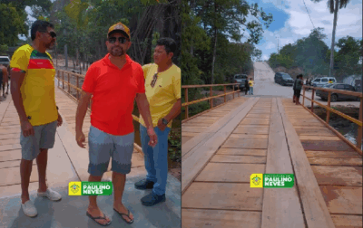 Prefeitura de Paulino Neves, realiza a inauguração da Ponte da Conceição