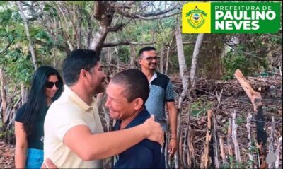 Prefeito Raimundo Lídio visita obras iniciadas antes do período eleitoral e têm continuidade com o progresso em Paulino Neves