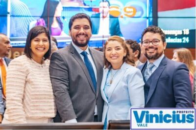 Prefeito de Barreirinhas, Vinicius Vale, participa da posse da nova Mesa Diretora da ALEMA, para o biênio 2025/2027.