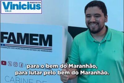 Prefeito de Barreirinhas, Vinicius Vale, participa do processo de eleição da FAMEM em São Luis