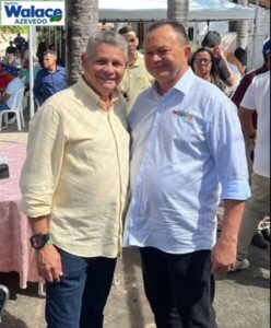 Prefeito Walace Azevedo desejou felicitações ao governador Carlos Brandão, pela passagem do seu aniversário