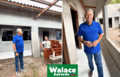Prefeito Walace Azevedo, anuncia mais 4 novas salas de aula na Escola Municipal São Benedito, em Icatu