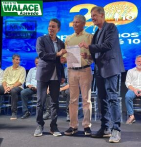 Prefeito Walace Azevedo, retorna ao partido Republicano e participa do evento de 20 anos de história