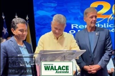 Prefeito Walace Azevedo, retorna ao partido Republicano e participa do evento de 20 anos de história