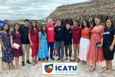 Prefeito Walace Azevedo, visita o retiro dos evangelicos em Itatuabinha de Icatu