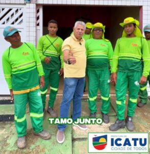 Prefeito de Icatu, comemora e valorizar quem faz a diferença todos os dias: o “Dia do Agente de Limpeza”!