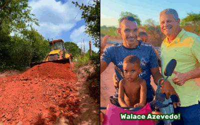 Prefeito de Icatu, Walace inicia estrada vicinal que liga os povoados Cachoeirinha, Crissanto e São Nicolau
