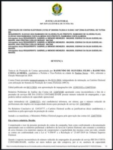 Prefeito Raimundo Lídio e a Vice-Prefeita Raimundinha do Sindicato, tiveram suas contas eleitorais aprovadas