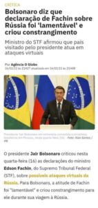 Além de rasgar a Constituição, STF atrelou-se à política como sendo uma nova legenda de esquerda?