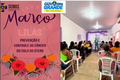 Prefeitura de Cachoeira Grande, promove palestra em alusão ao Março Lilás