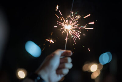 Fogos de artificio no ano novo precisam de atenção redobrada