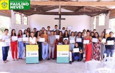 Prefeitura de Paulino Neves, realiza solenidade de certificação aos participantes do Curso de Primeiros Socorros