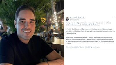BOMBA! Prefeito que matou PM tem pedido de prisão requerido à Justiça, afirma secretário de Segurança do MA