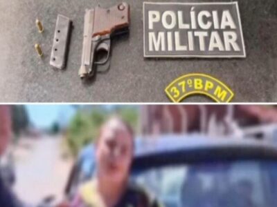 LOUCURA! Professora no Maranhão é presa após puxar pistola e atirar em servidores municipais