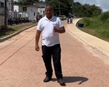 Prefeitura de Alcântara já concluiu 75% do calçamento em bloquetes das ruas do Forte e dos Guarás