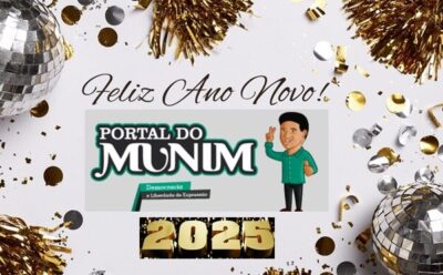 A equipe do site do Portal do Munim deseja a todos um Feliz 2025